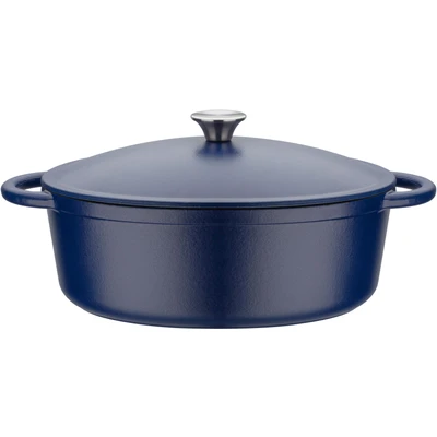 Abbildung von GSW Bräter &quot;Blue Magic&quot;, Gusseisen, (1 tlg.), Induktion, 6,4 Liter