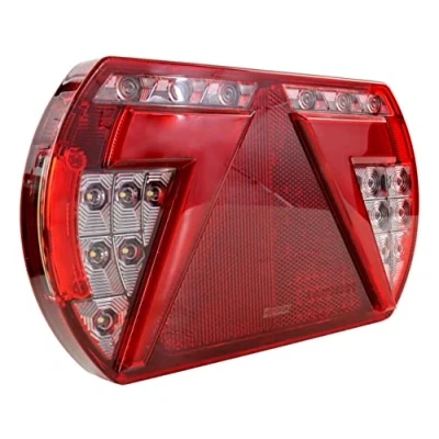 Abbildung von Satz Lucidity 26095 Glo Trac LED Rückleuchte Anhänger 12V Rücklicht für Aspöck Multipoint Bajonett 5 Polig (rechts)