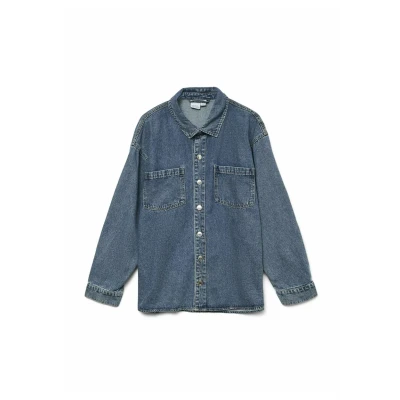 Abbildung von Vero Moda Vmjennie Jeansjacke, Damen, Größe: XS, Medium blue denim