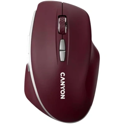 Abbildung von Canyon Kabellose optische Maus mit „blauem LED“ Sensor MW 21 rot