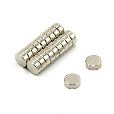 Abbildung von N35 Neodym Magnet Für Kunst, Handwerk, Modellherstellung 10mm Durchmesser x 4mm Dick 1,9kg Zug Pack von 200
