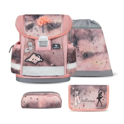 Abbildung von Belmil Classy Schulranzen Set 4 teilig Rose Ballet mit Brustgurt