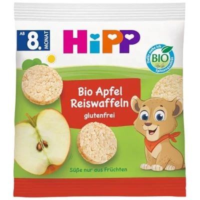 Abbildung von Hipp , 7er Pack (7 x 30 g) Bio Knabberprodukte Reiswaffeln
