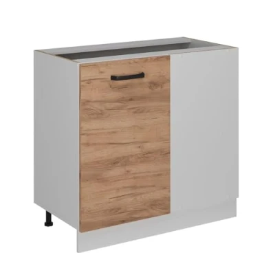Abbildung von Vicco Eckunterschrank R Line, Goldkraft Eiche, 86 cm ohne Arbeitsplatte