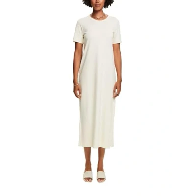 Abbildung von Esprit Jerseykleid, Damen, Größe: Medium, Cream beige