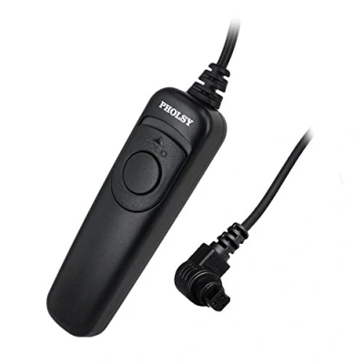 Abbildung von PHOLSY C8 Kabel Fernauslöser/Kamera Fernauslöser/Kabel Auslöser für Canon EOS R3, R5, 10D, 6D II, 1DXII, 1DXIII, 1DSIII, 1D C, 1DIV, 1DIII, II N, 5DII, 5DIII, 5DIV, 5DS, 5D, 6D, 7D 50D