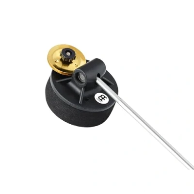 Abbildung von Meinl Percussion Jingle Contact Schlägel Fußpedal Zubehör für Cajon und Bass Drum Mit Jingles Schaumgummi / Messing, Schwarz Gold (CPB2)