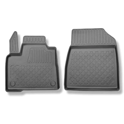 Abbildung von Mossa TPE Fußmatten Auto kompatibel mit Renault Kangoo III Hochdachkombi, Rapid (06.2021 ) schwarz Automatten Autoteppiche G