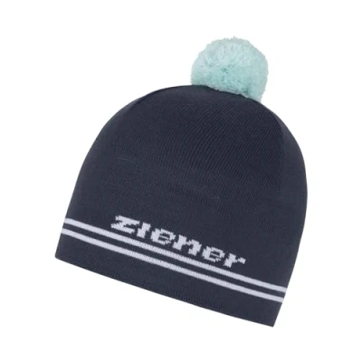 Abbildung von Ziener Unisex IMHAN Bommel Mütze/warm, gestrickt, gefüttert, hale Navy, Usex