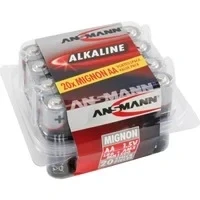 Abbildung von ANSMANN AG 20x Alkaline Batterie AA Mignon 1,5V LR6 AM3 MN1500 (20 Stück)