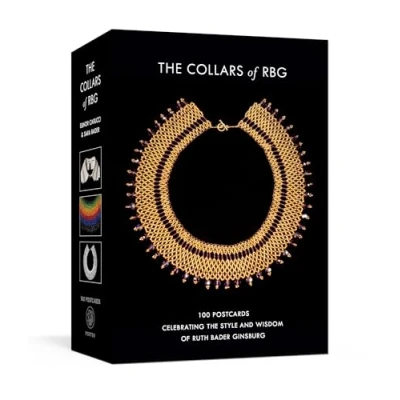 Abbildung von the Collars of RBG Postcards: 100 Postcards Celebrating Style and Wisdom Ruth Bader Ginsburg
