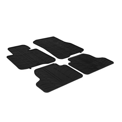 Abbildung von Gledring 0348 Fußmattensatz Gummi vorne und hinten 4 schwarz 750mm 550mm BMW: Coupe