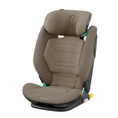 Abbildung von Maxi Cosi RodiFix Pro² i Size Kindersitz, 100150 cm, 3,512 Jahre, ISOFIX Autositz Kinder, 3 Liegepositionen, ClimaFlow, Verstellbare Höhe/Breite, G CELL Side Impact Protection, Authentic Truffle