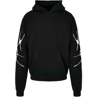Abbildung von Upscale by Mister Tee Collection Ultra Heavy Oversize HOO Kapuzenpullover, Herren, Größe: Small, Black