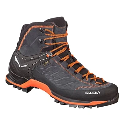Abbildung von Salewa MTN Trainer MID GTX Alpin/Bergstiefel, Herren, Größe: 41, Asphalt/fluo orange Schuhe