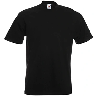 Abbildung von Fruit of the Loom Herren Super Premium Kurzarm T Shirt L Schwarz