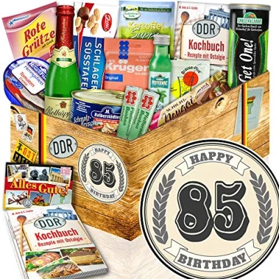 Abbildung von 85 Geburtstag Geschenke/Geschenke zum 85. / Ost Spezialitäten