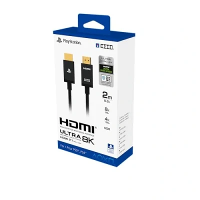 Abbildung von Hori Ultra High Speed 8K HDMI 2.1 Kabel (2 Meter) Kabel, HDMI, (200 cm), Offiziell lizenziert von Sony
