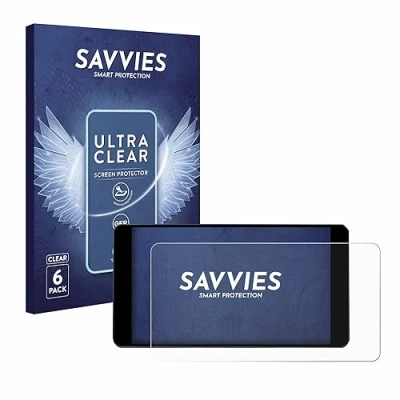 Abbildung von Savvies 6 Stück Schutzfolie für Zontes 350D Displayschutz Folie Ultra Transparent