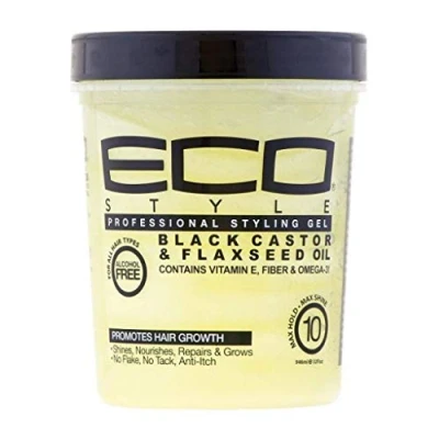 Abbildung von Eco Styler Haargel Style Professional Styling Gel Black Castor &amp; Flaxseed Oil 946ml