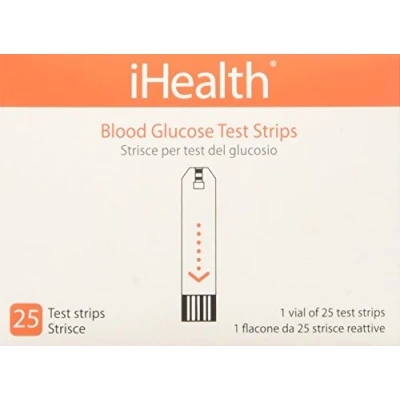 Abbildung von GIMA 23511 iHealth Blutzuckerteststreifen für Blutzuckermessgerät Cod. 23510/25 Stück
