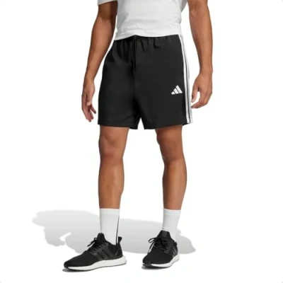 Abbildung von adidas Herren Essential Three Stripes Chelsea Short, Black/White, XS