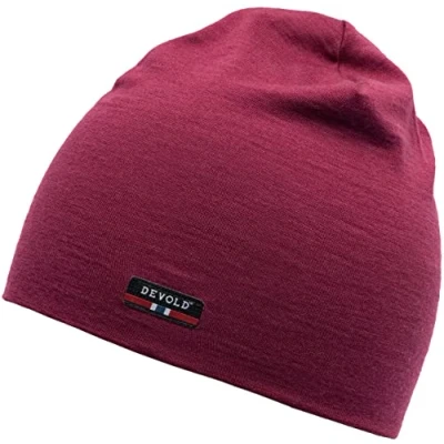 Abbildung von Devold Unisex Breeze Cap Mütze, Rote Beete, 58