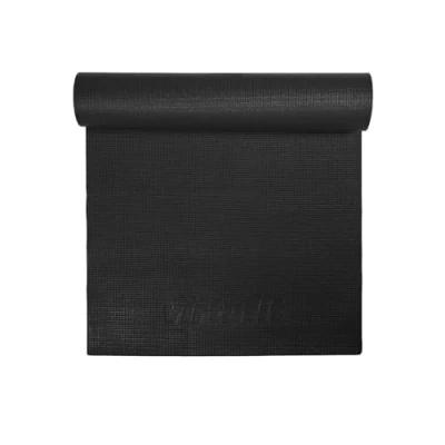 Abbildung von Premium Yogamatte rutschfest 4 mm Onyxschwarz