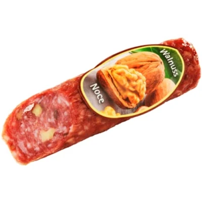 Abbildung von Italienische Salami Südtiroler Walnusssalami 180g Viktor Kofler Spezialität aus Lana/Südtirol