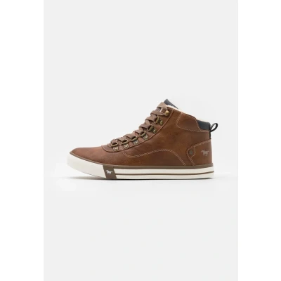 Abbildung von Mustang Sneaker high, Herren, Größe: 44, Cognac Schuhe