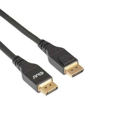 Abbildung von Club3D CAC 1094 DisplayPort™ 2.1 VESA DP80 zertifiziertes Kabel 8K240Hz 2m