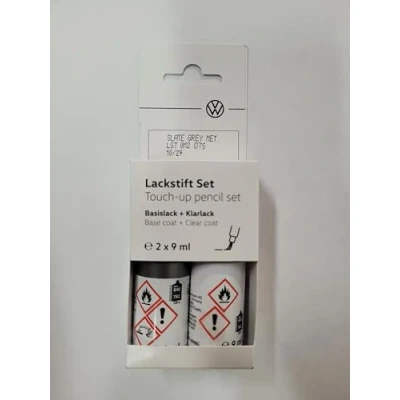 Abbildung von Audi Original Lackstift Set Slate Grey Metallic LD7S kompatibel VW