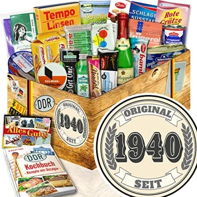 Abbildung von Original seit 1940 / Geschenke für Opa 80 Ost Set Spezialitäten