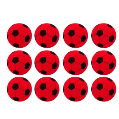 Abbildung von Kyto Softball 20cm Schaumstoff Ball Fußball für Outdoor und Indoor geeignet Kinder ab 36 Monaten (12 Bälle, Rot)
