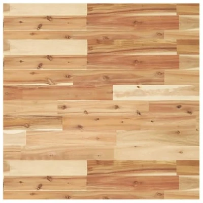 Abbildung von vidaXL Tischplatte, Holzplatte Quadratisch, Massivholzplatte für Esstisch Bartisch Beistelltisch, Ersatztischplatte, 70x70x4cm Massivholz Akazie