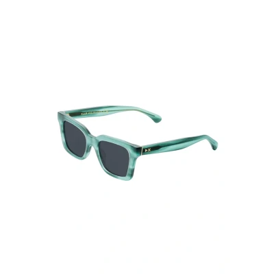 Abbildung von XLAB Panarea Sonnenbrille, 51 mm, gestreift grün/rauchfarben, Unisex