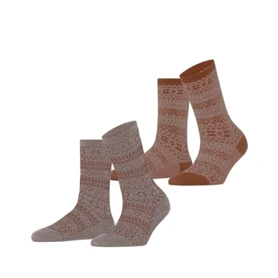 Abbildung von Esprit SAMI Pattern 2PACK Socken, Damen, Größe: 39 42, Sortiment