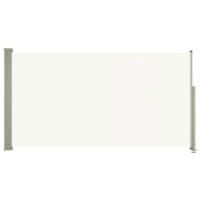 Abbildung von vidaXL Seitenmarkise Ausziehbar Sonnenschutz Sichtschutz Windschutz Seitenwandmarkise Seitenrollo Markise Balkon Garten Terrasse 160x300cm Creme