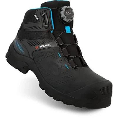 Abbildung von Uvex Heckel MACCROSSROAD 3.0 BOA Sicherheitsschuh S3 Stiefel, Männlich, Erwachsener, Sicherheitsstiefel, Schwarz, EUE, CI, HI, HRO, S3, SRC