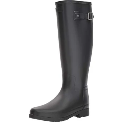 Abbildung von Hunter Stiefel Damen Women&#039;s Refined Tall Boots Schwarz 39 Gummi