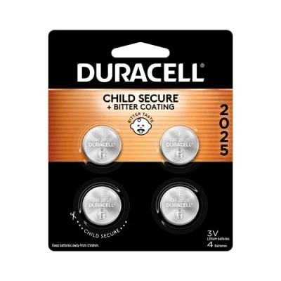 Abbildung von Button Cell Lithium Battery #2025, 4/Pk, Sold as 1 Package