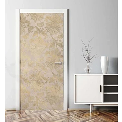 Abbildung von MyMaxxi Tür bekleben mit Türtapete Selbstklebend 90x200 Vintage Gold verschönern Türfolie Türaufkleber XXL Aufkleber Folie Türposter Türklebefolie Muster Edel