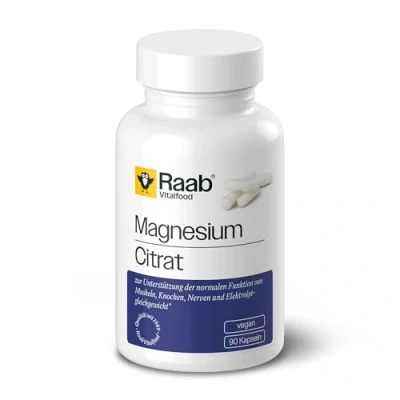 Abbildung von Raab Vitalfood Magnesiumcitrat Kapseln 90 St