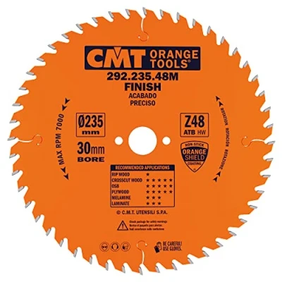 Abbildung von CMT Orange Tools Kreissägeblatt Feinschnitt HW 184 x 2,6 / 1,6 16 Z=40 15 ATB 292.184.40E für Querschnitte