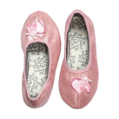 Abbildung von Beck Ballett faltbarer Ballerina für Kinder, Größe: 32, Rosa Schuhe