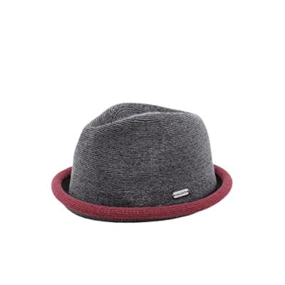 Abbildung von CHILLOUTS quetschbarer Verstellbarer Sommerhut Pork Pie Boston Hat Herren rot grau