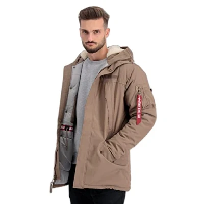 Abbildung von Alpha Industries Herren N3B Expedition Parka Winterjacke, Taupe, XXL