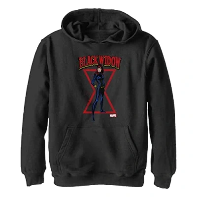 Abbildung von Marvel Jungen Klassisch Black Web Hoodie, Schwarz, M