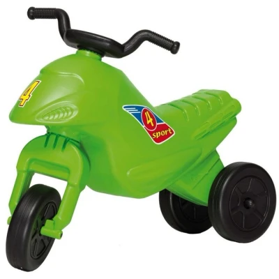 Abbildung von Dohany Rutschmotorrad Rutscher Fahrzeug 4 Mini Laufrad Lauflernrad grün, Belastbarkeit 25 kg