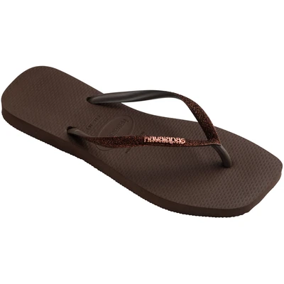 Abbildung von Havaianas Zehentrenner &quot;SQUARE GLITTER&quot;, Sommerschuh, Schlappen, Poolsildes mit Glitter